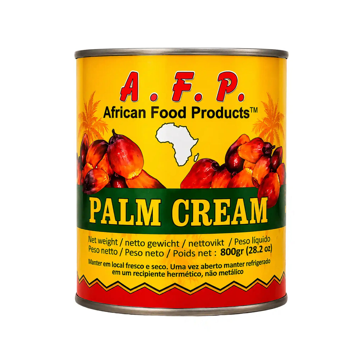 Produktbilde: Fresh AFP Palmnöt Cream 800g – Autentisk smak av Vest-Afrika | Shirdell.no