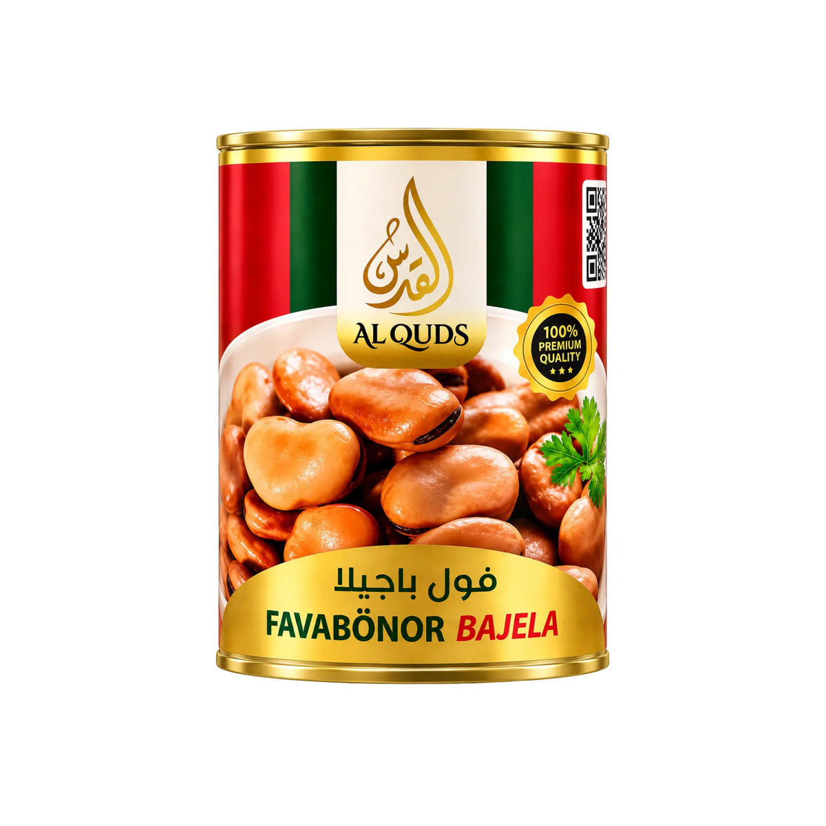 Al Quds Foul Bajella 400g – Klassiska Persiska & Arabiska Hestebønner – kjøp hos Shirdell.no