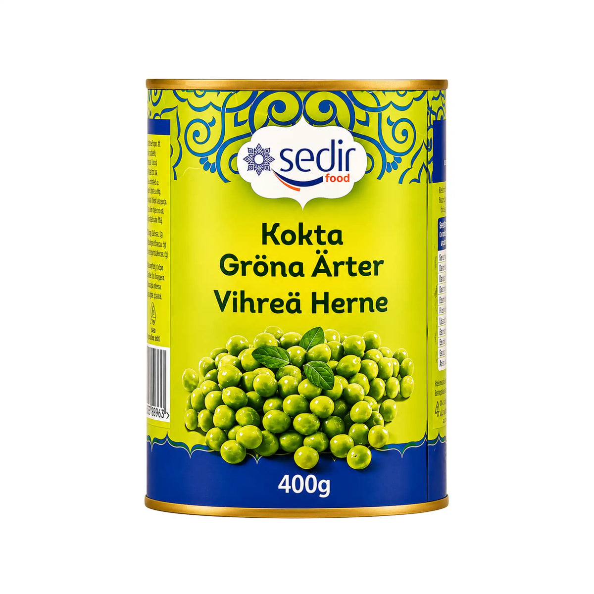 Erter i Boks 400g Sedir – produktbilde hos Shirdell.no