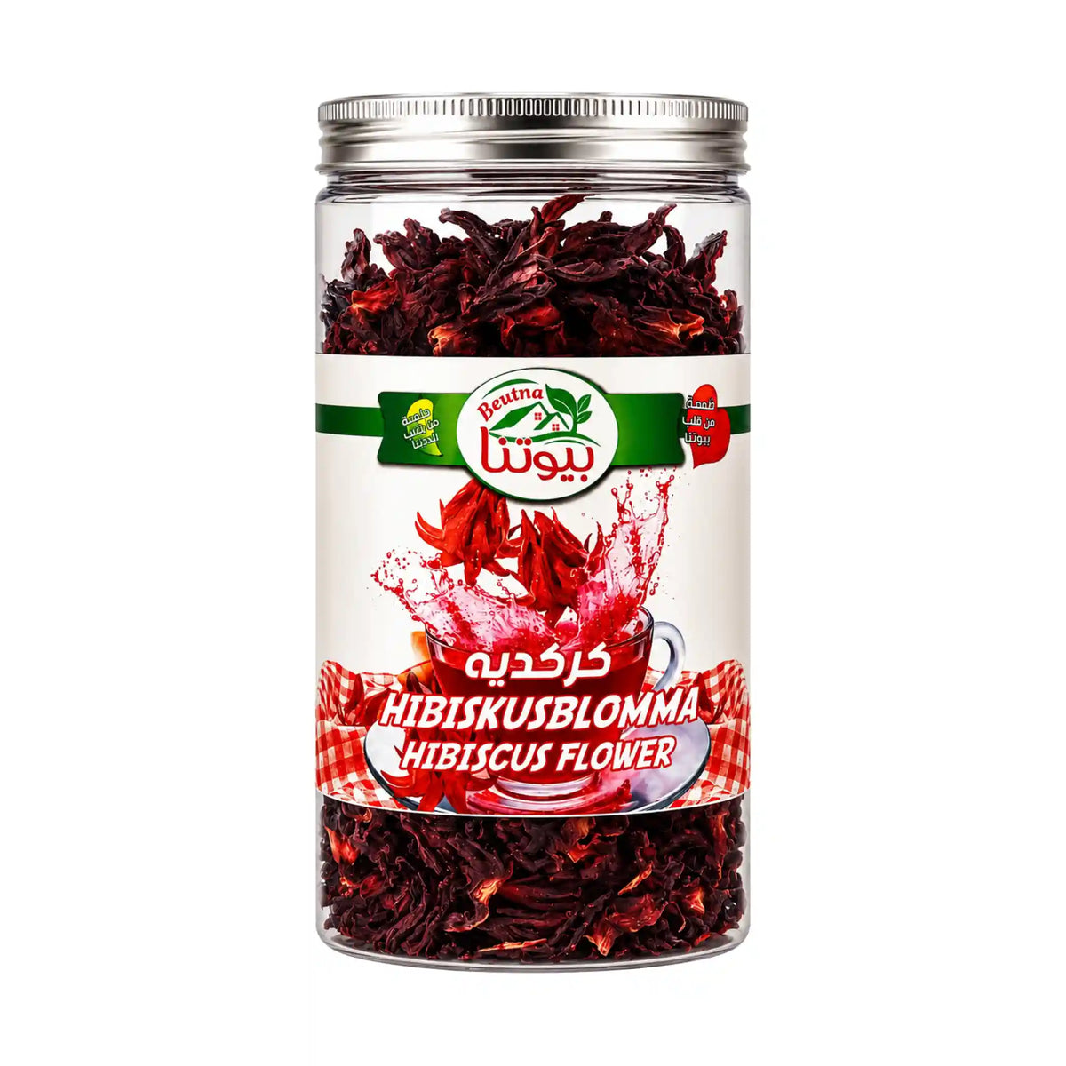 Produktbilde: Beutna Hibiskusblomst 140g – Naturens røde skatt | Shirdell.no