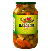 Produktbilde: Beutna Mix Pickles 1300g – Sprøe syltede grønnsaker med autentisk smak | Shirdell.no