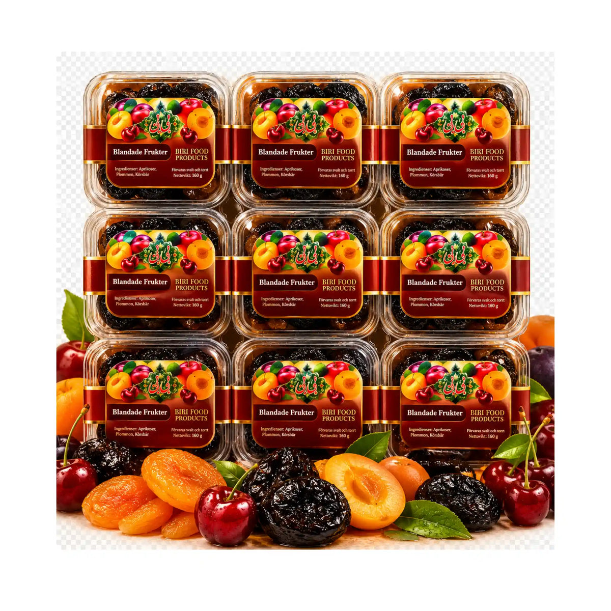 Produktbilde: Bibis Lavashak Torshak Mix Frukt 150g – Persisk Sur-Søtt Fruktler på nett | Shirdell.no