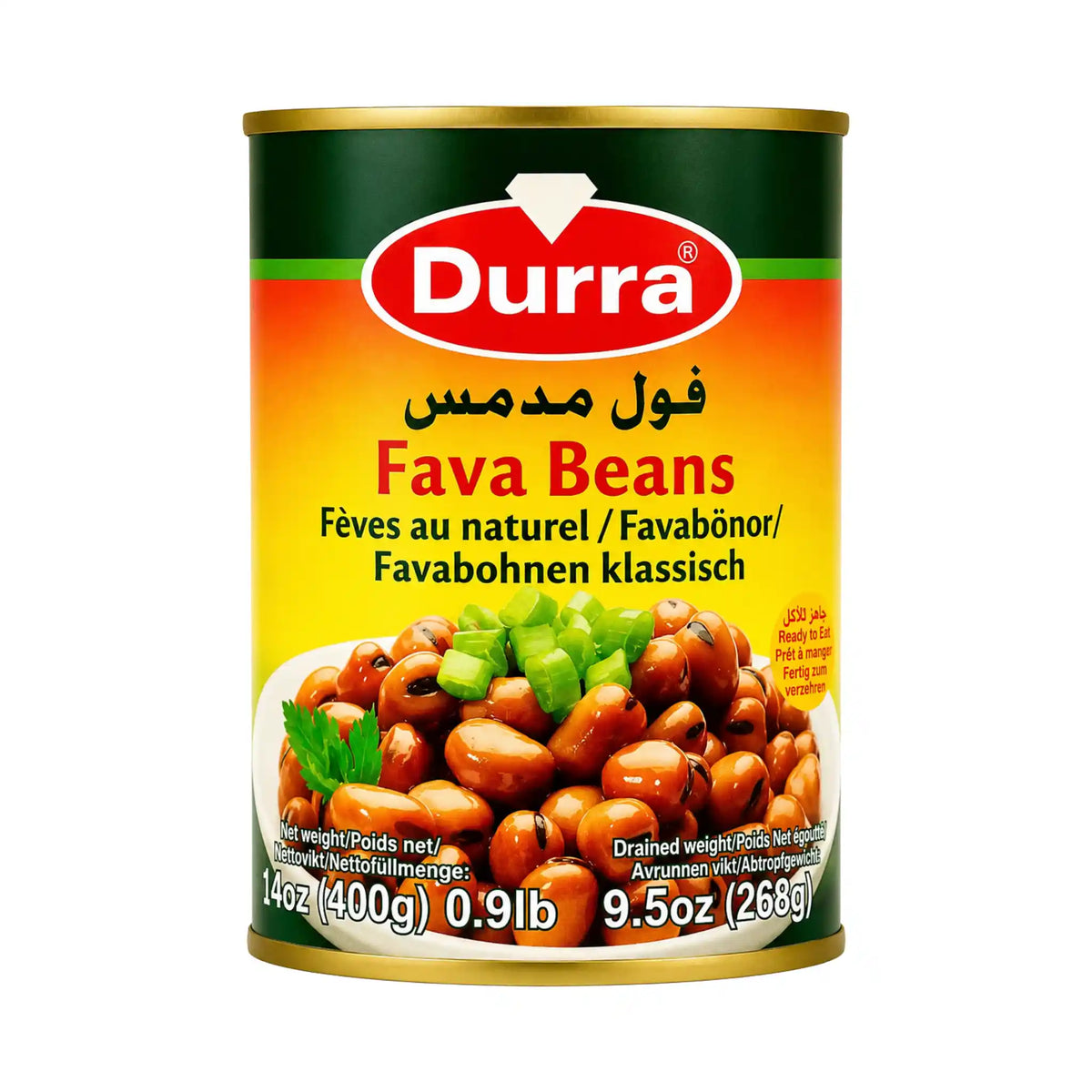 Hestebønner Durra Foul Madammas 400g+75g – kjøp hos Shirdell.no