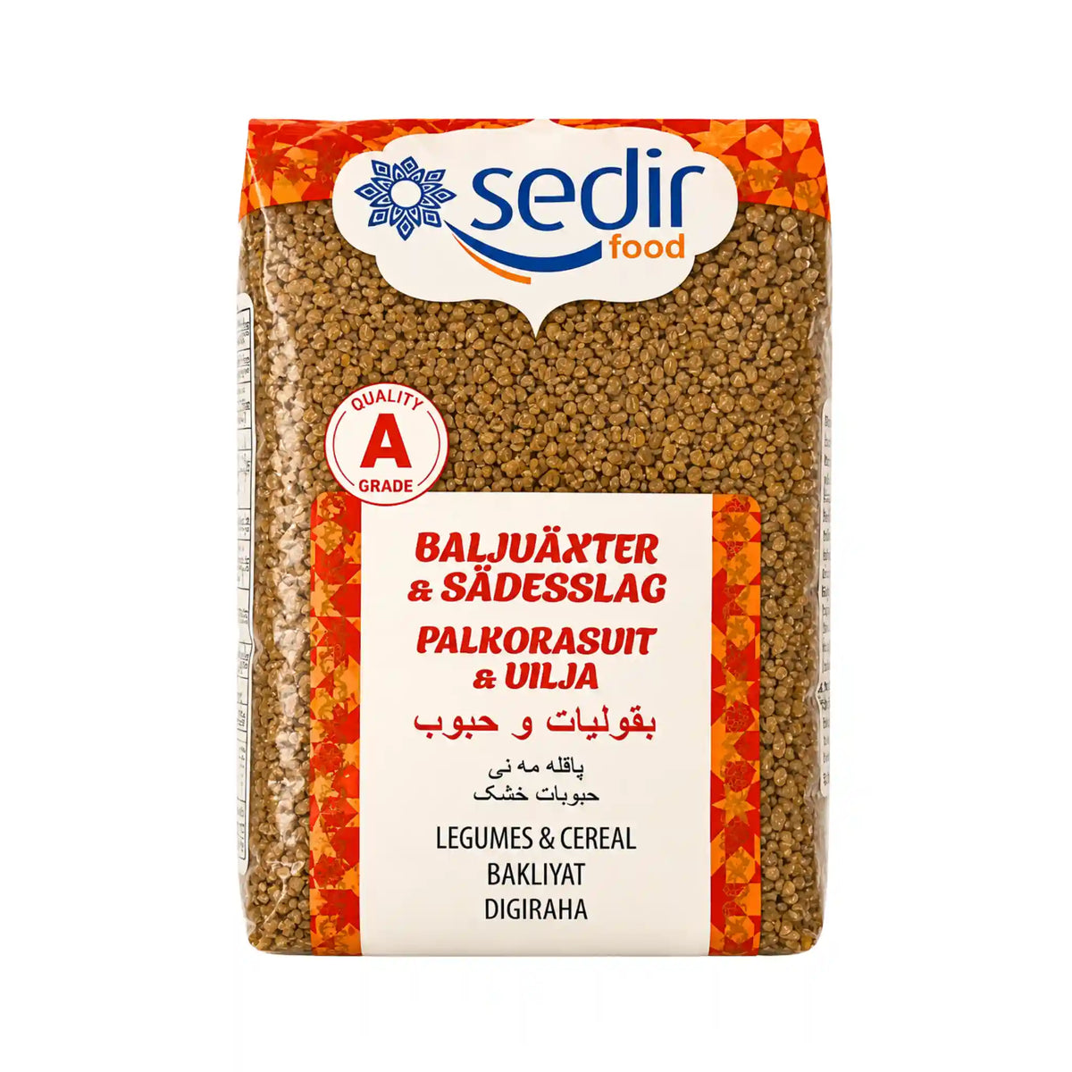 Grov brun bulgur Sedir 800 g – produktbilde hos Shirdell.no