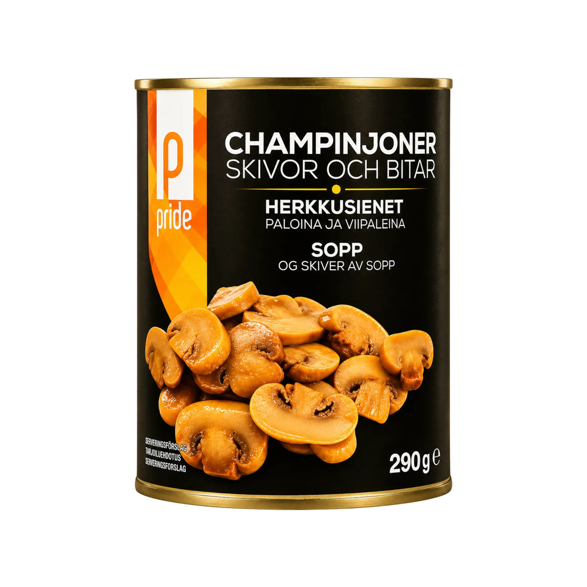Champinjoner Skivet Pride 290g – kjøp hos Shirdell.no
