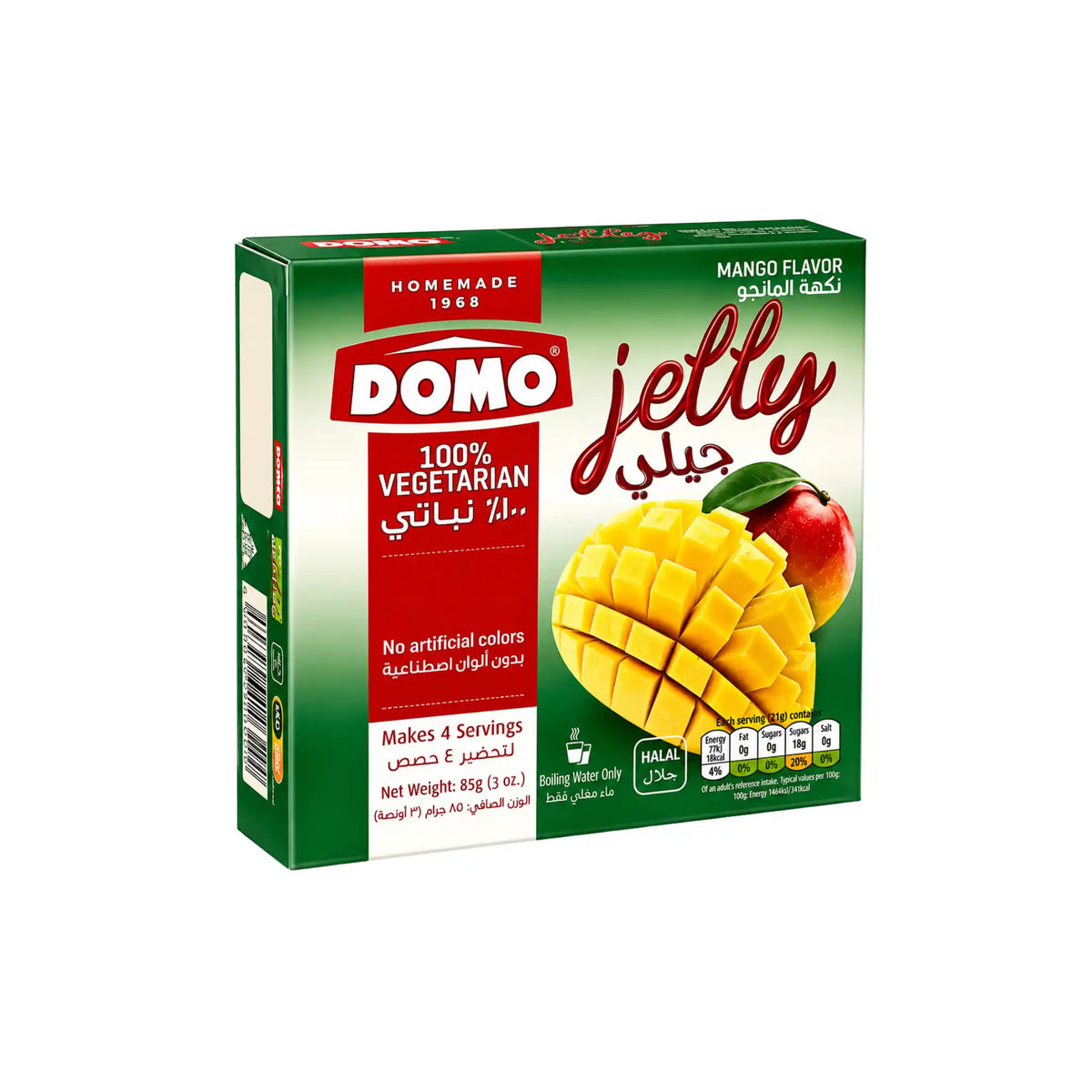 Produktbilde: DOMO Jelly Mango 85g – Rask & God Mangogelé | Shirdell.no