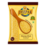 Deepak Gul Moong Split delte mungbønner 1 kg – produktbilde hos Shirdell.no