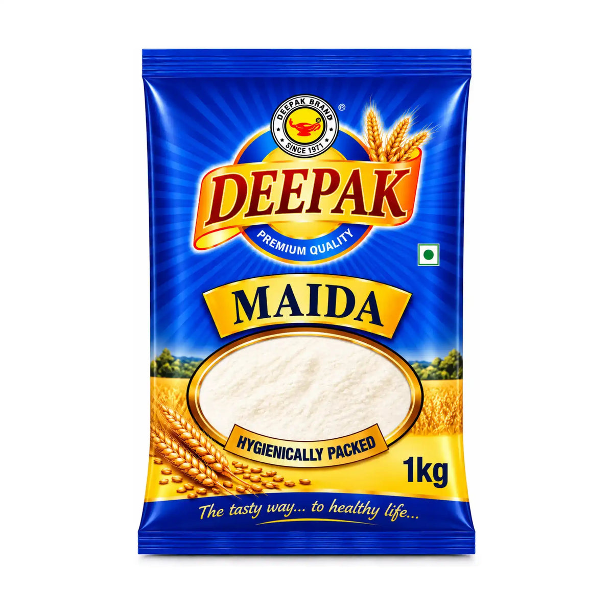 Deepak Maida fint hvetemel 1 kg – produktbilde hos Shirdell.no
