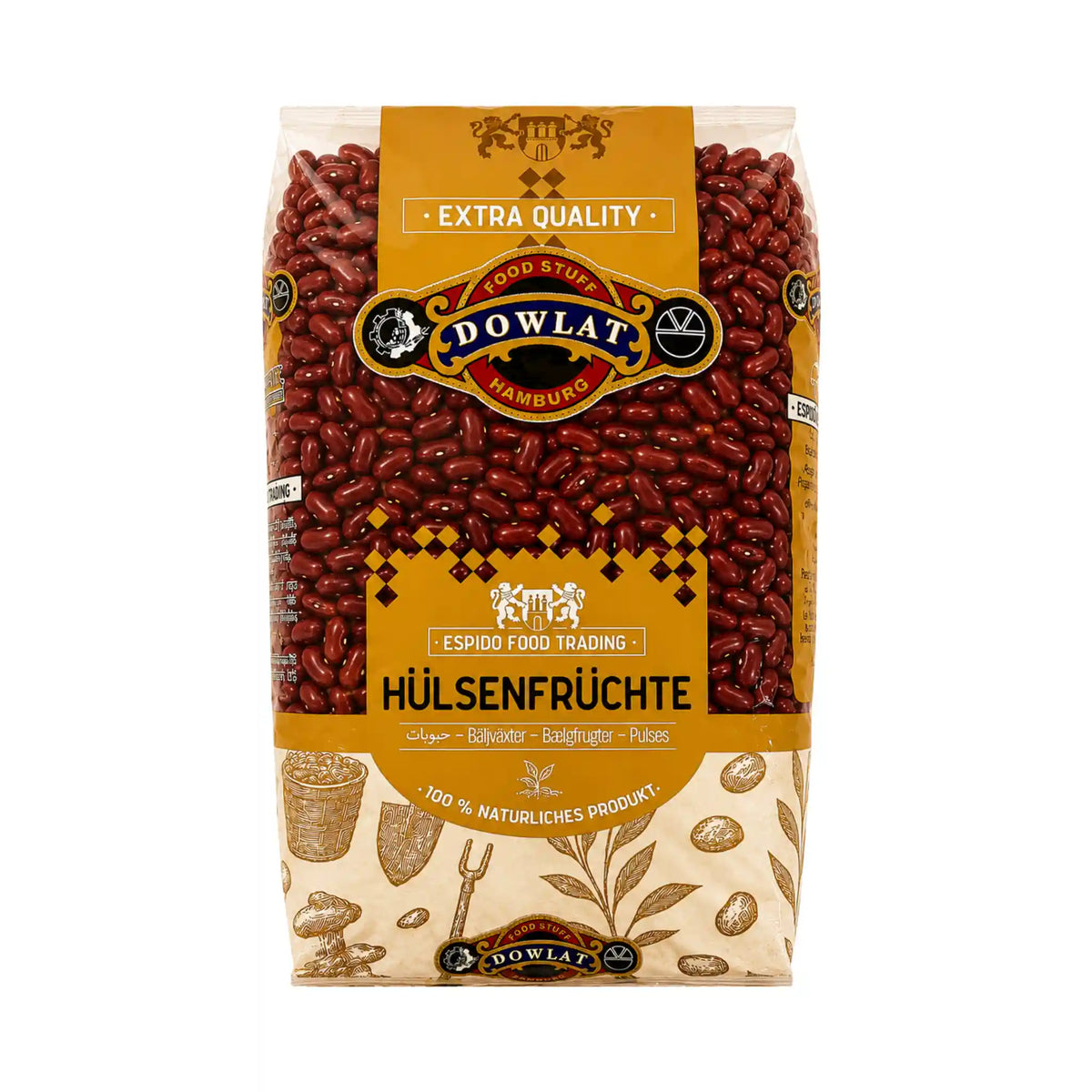 Dowlat Røde bønner 1 kg (Lobia Ghermez) – kjøp hos Shirdell.no