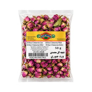 Produktbilde: Dowlat Rosenknopper 50g | aromatisk tørret Damaskusknopp for te og bakverk | Shirdell.no