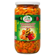 Produktbilde: Grønne oliven salat Beutna 850 g – Smaksatt fra Midtøsten | Shirdell.no