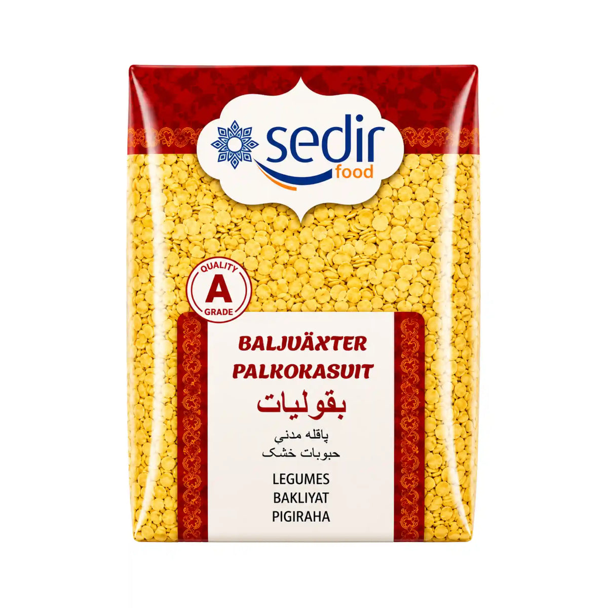 Gule linser Sedir 800 g – produktbilde hos Shirdell.no