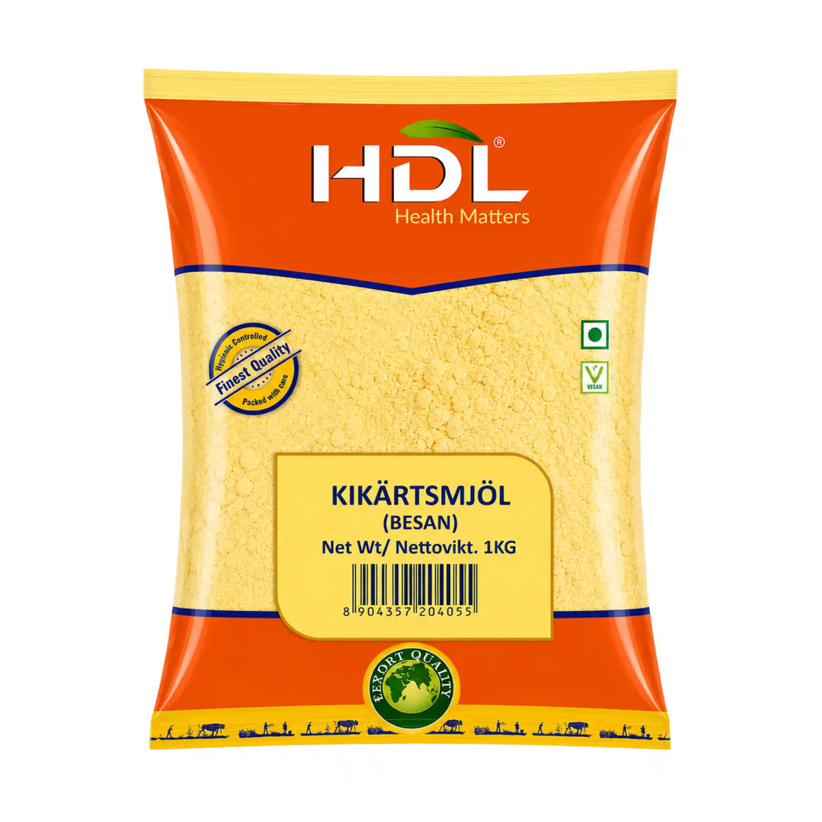 HDL kikertmel (besan) 1 kg – produktbilde hos Shirdell.no