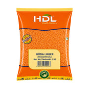 HDL Masoor Dal røde linser 1 kg – produktbilde hos Shirdell.no