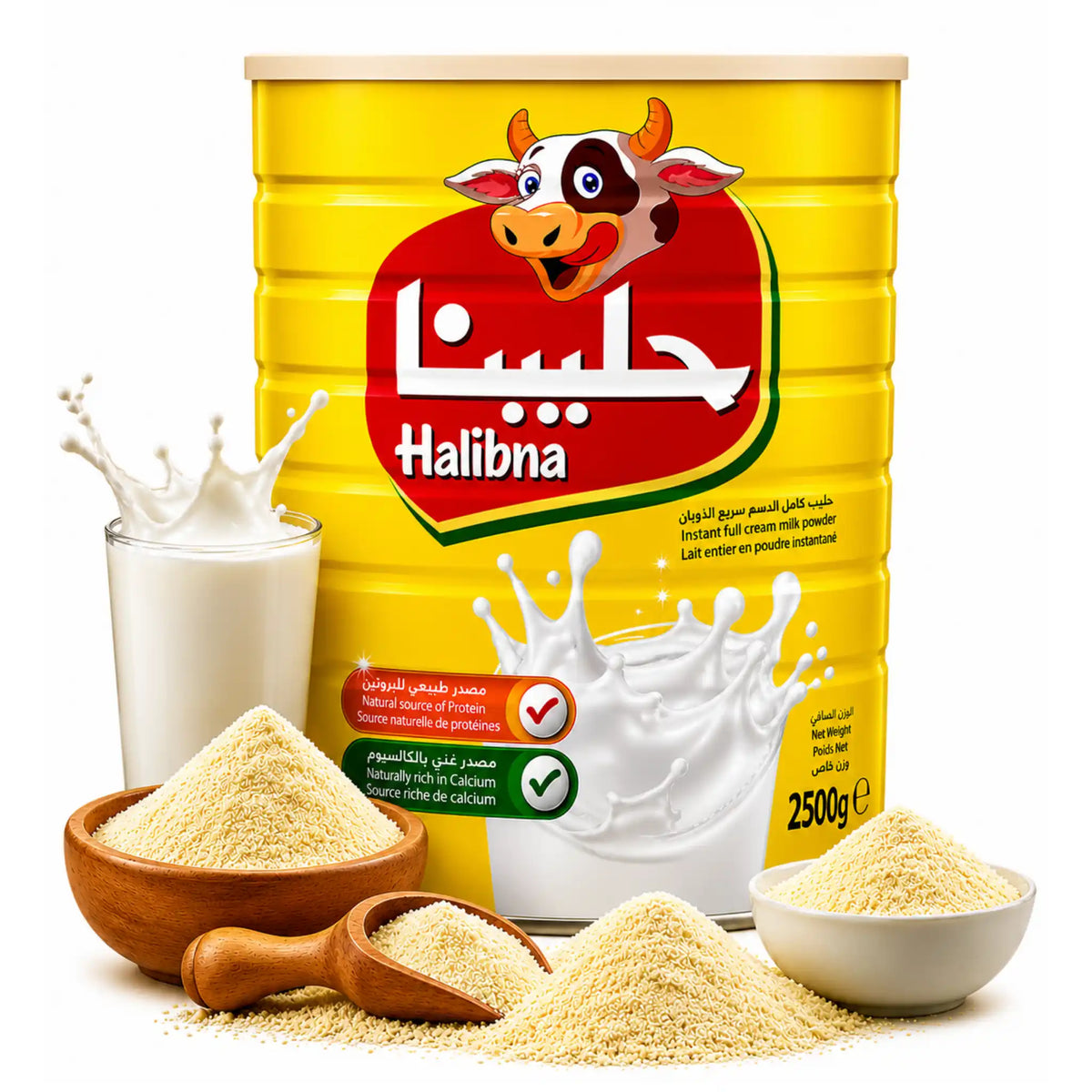 Produktbilde: Halibna Mjölkpulver 2500g – Samme kvalitet som Nido | Billig & Næringsrik | Shirdell.no