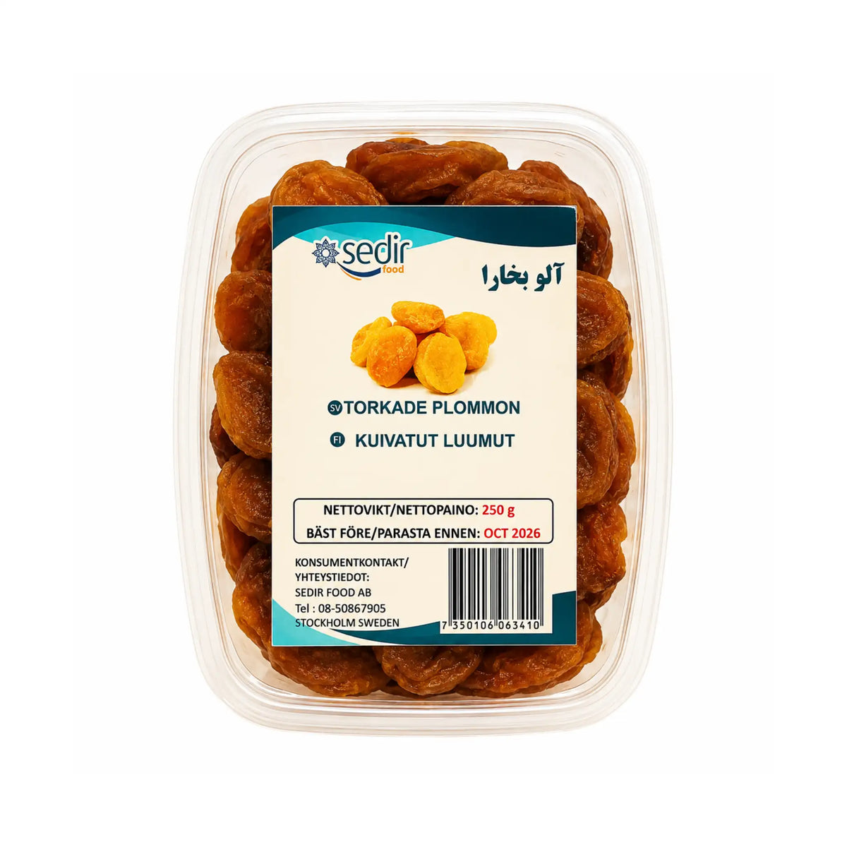 Produktbilde: Alobukhara Brun Plomme Sedir 250g | Shirdell.no