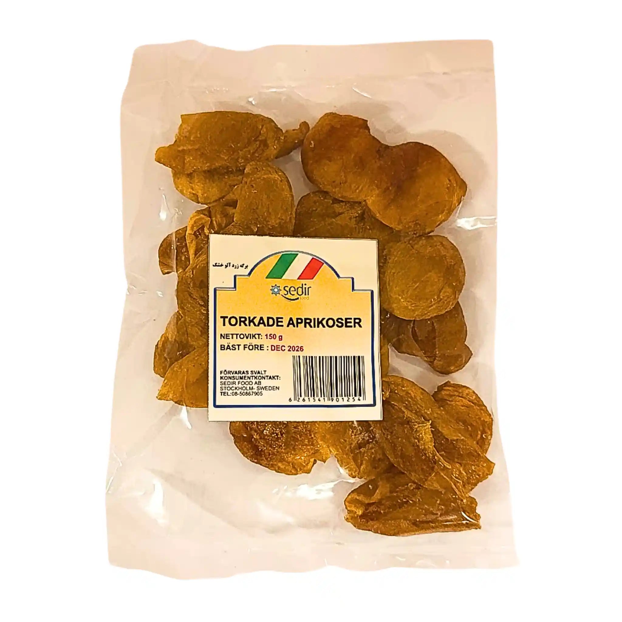 Påse med iranska torkade aprikoser, 150g, orientaliska delikatesser