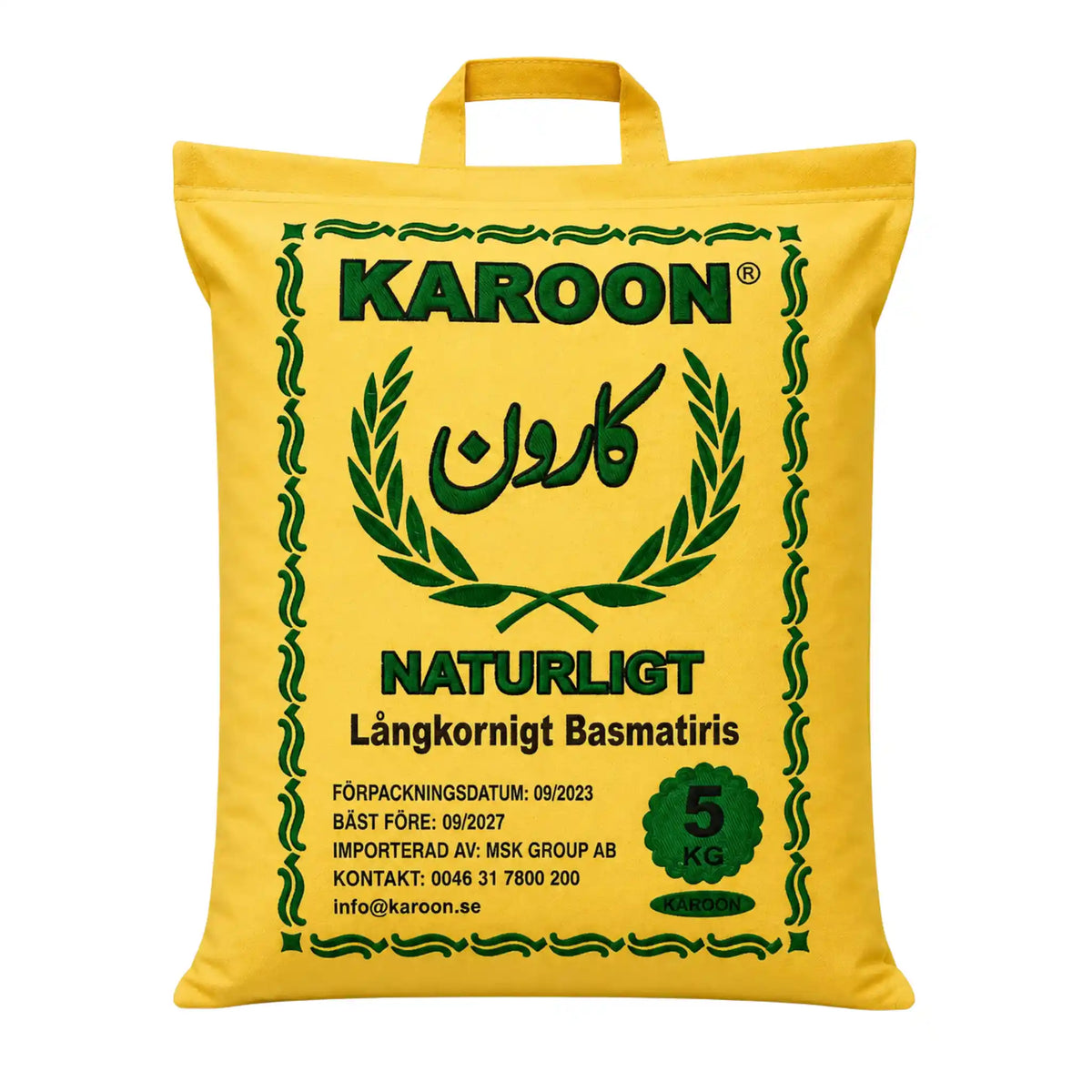 Karoon basmatiris 5 kg – basmatiris hos Shirdell.no