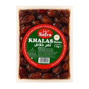 Produktbilde: Sofra Khalas Vakuum Dadler 1 kg – Premium Saudi Dadler av Høy Kvalitet | Shirdell.no