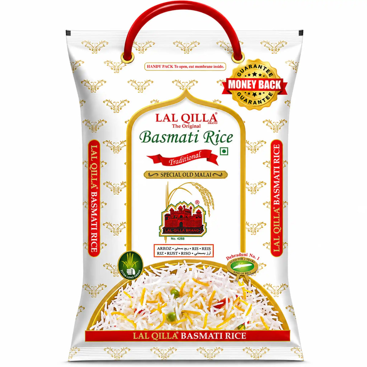 Premium Lal Qilla Traditional Basmati 1 kg – tradisjonell basmatiris hos Shirdell.no