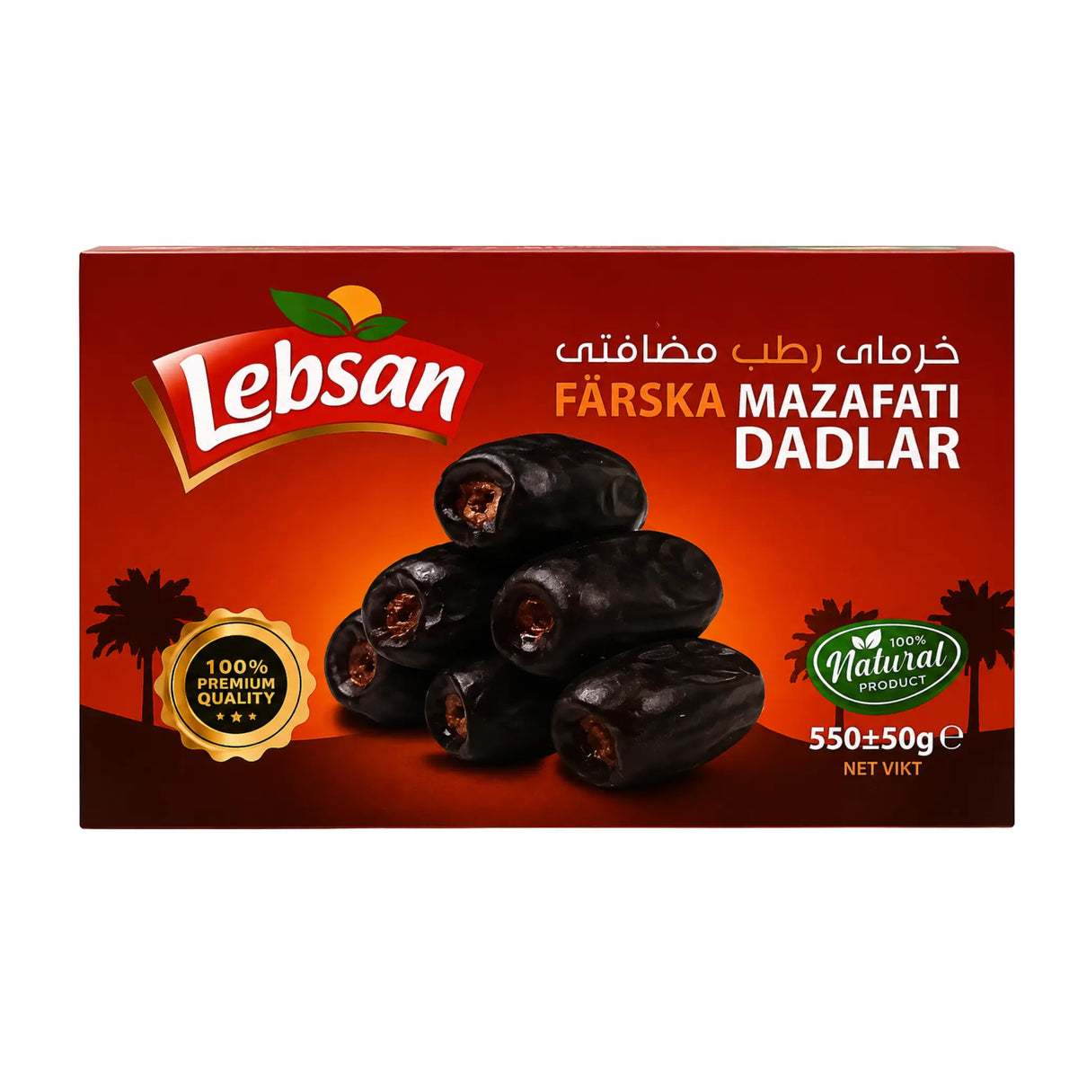 Produktbilde: Lebsan Ferske Dadler fra Iran – 550g | Shirdell.no