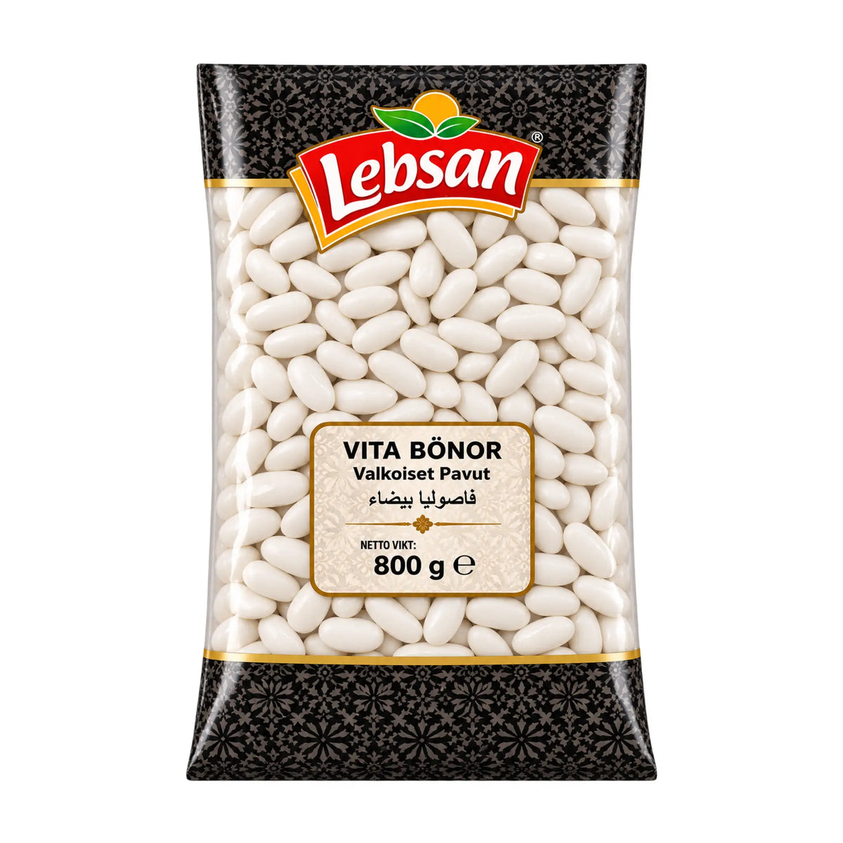 Lebsan Hvite Bønner 800g - Krämiga & Proteinrika – kjøp hos Shirdell.no