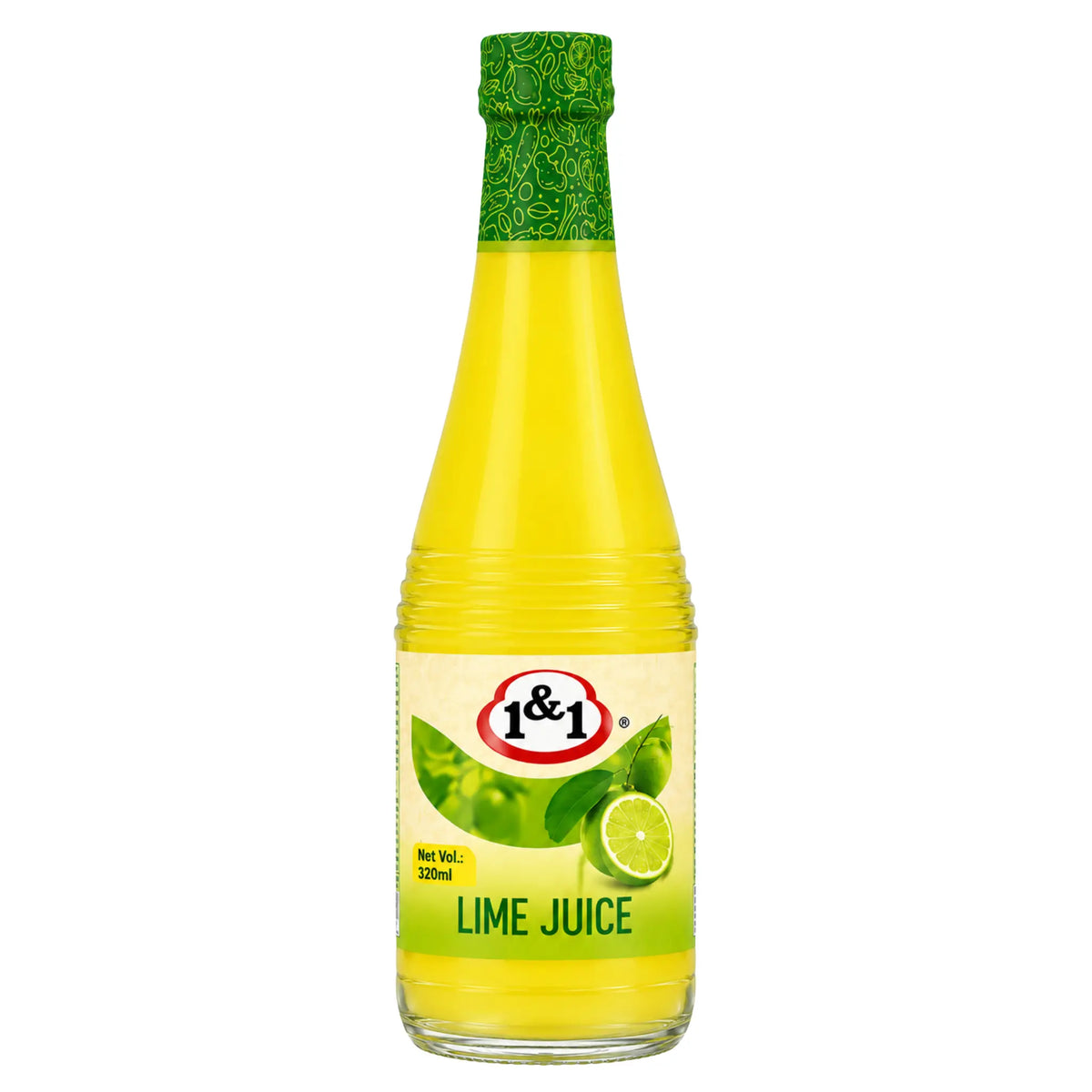 Produktbilde: 1&1 Lime Juice - 320ml | Shirdell.no