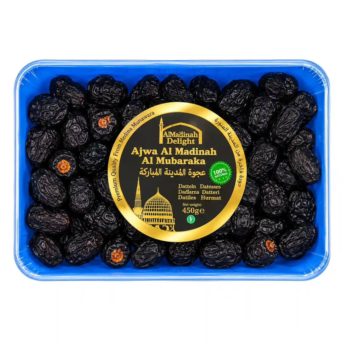 Produktbilde: Madina Delight Ajwa – "Dadlernes Konge" fra Medina (450g) | Shirdell.no