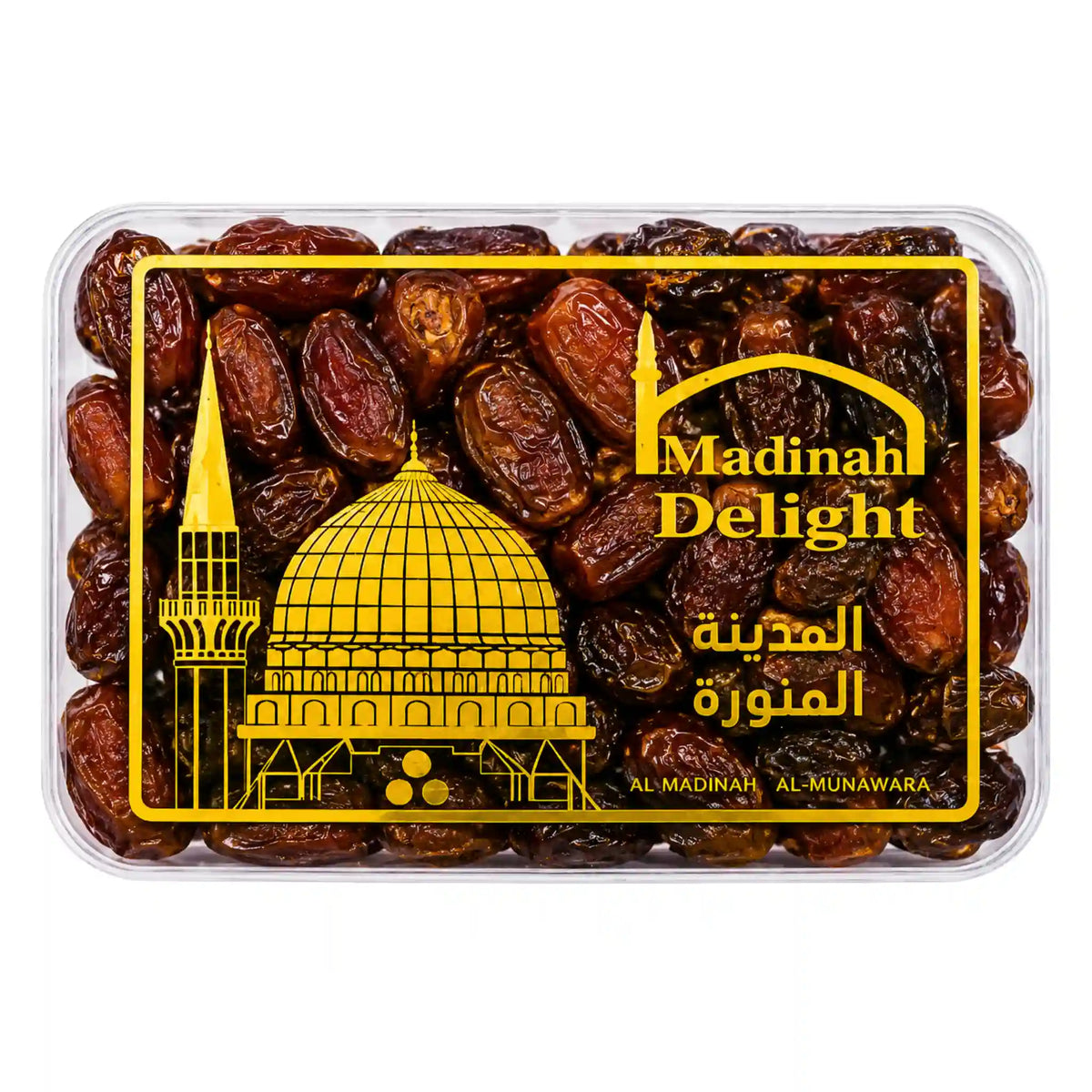 Produktbilde: Madina Delight Golden Dadler 800g | Luxuriøse & Gylne Dadler | Shirdell.no
