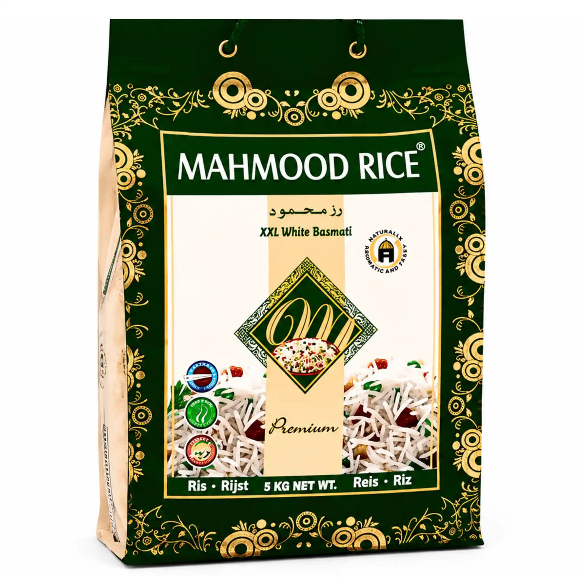 Mahmood Basmatiris XXL White 4,5 kg – basmatiris hos Shirdell.no
