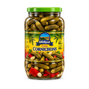 Produktbilde: Midyat Cornichons Stark 1kg – Sprøe & Sterke Innlagte Agurker | Shirdell.no