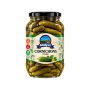 Produktbilde: Midyat Cornichons Stark 480g – Sprø & Hete Innlagte Smågurker | Shirdell.no