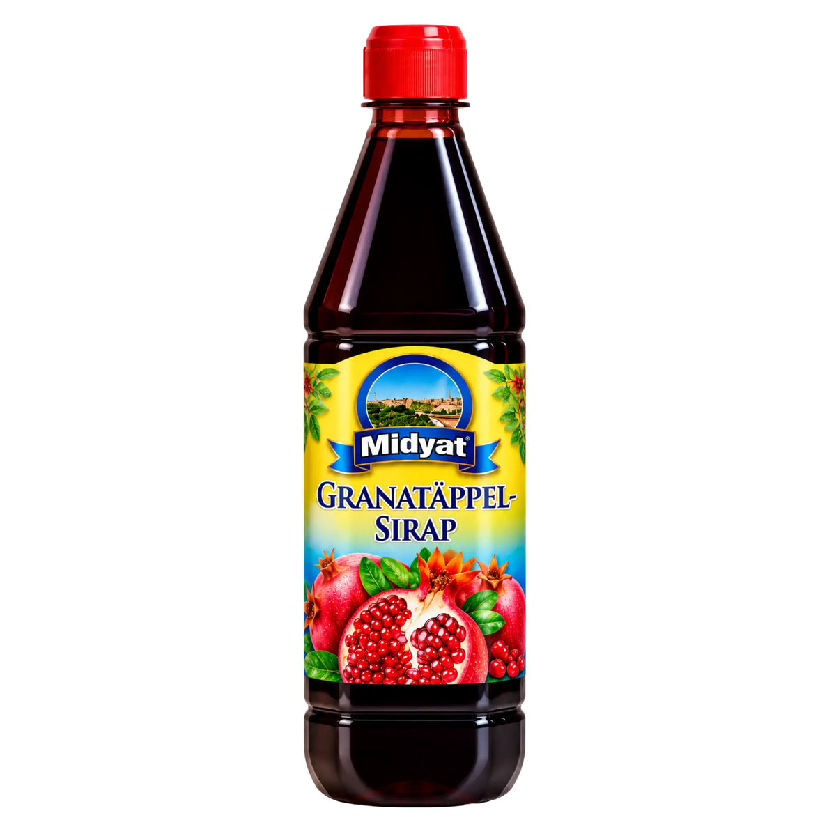 Produktbilde: Midyat Granatæppelsirup 1000ml – Fylig Granatæppelmelasse til Dressing & Meze | Shirdell.no