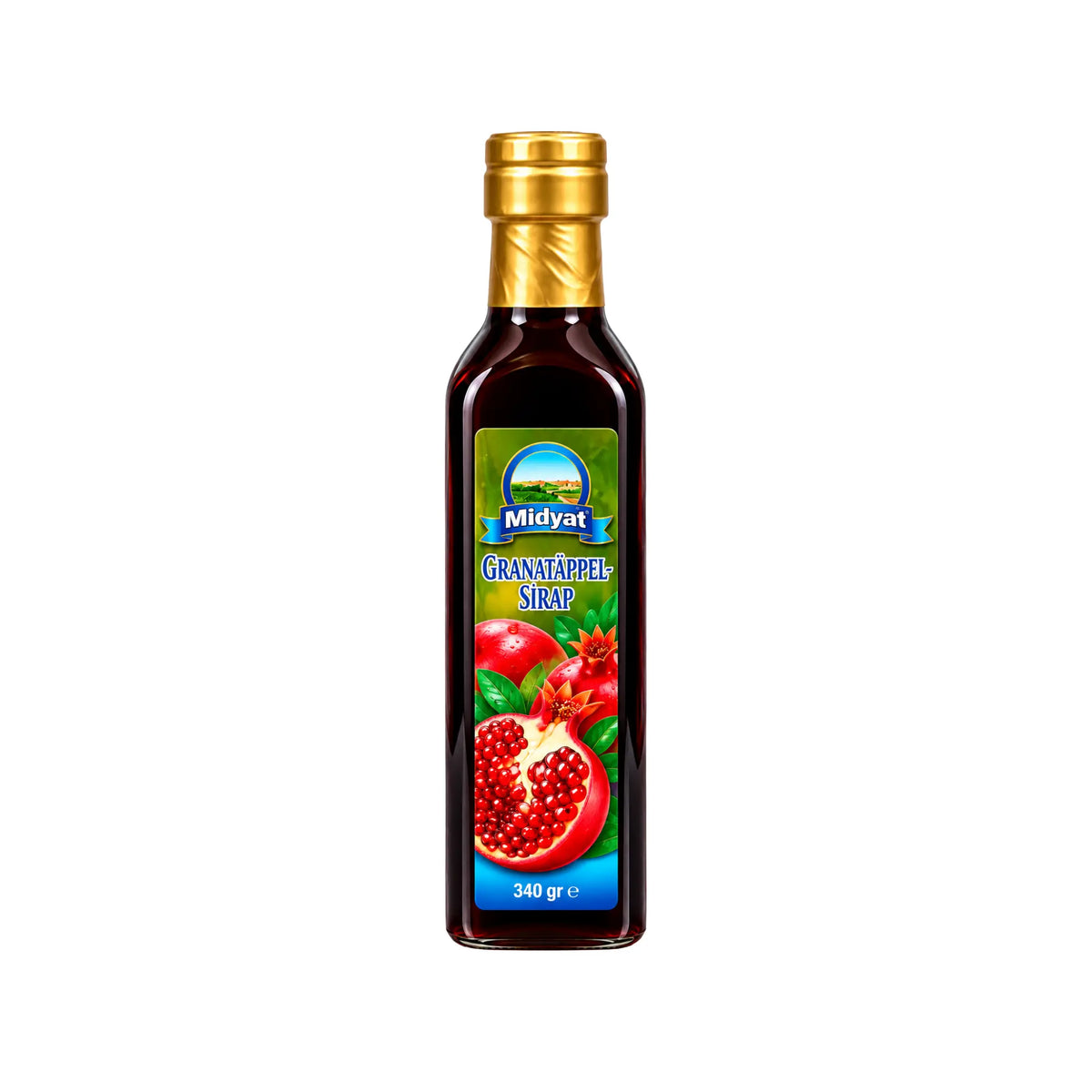 Produktbilde: Midyat Granateple-sirup 330 ml – Praktisk granateplemelasse til dressing & meze | Shirdell.no