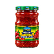 Produktbilde: Midyat Paprikapuré Mild 720g – Fyltig tyrkisk Tatlı Biber Salçası for matlaging | Shirdell.no