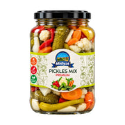 Produktbilde: Midyat Pickles Mix PREMIUM 710g – Lykselig Blanding Inlakte Grønnsaker | Shirdell.no