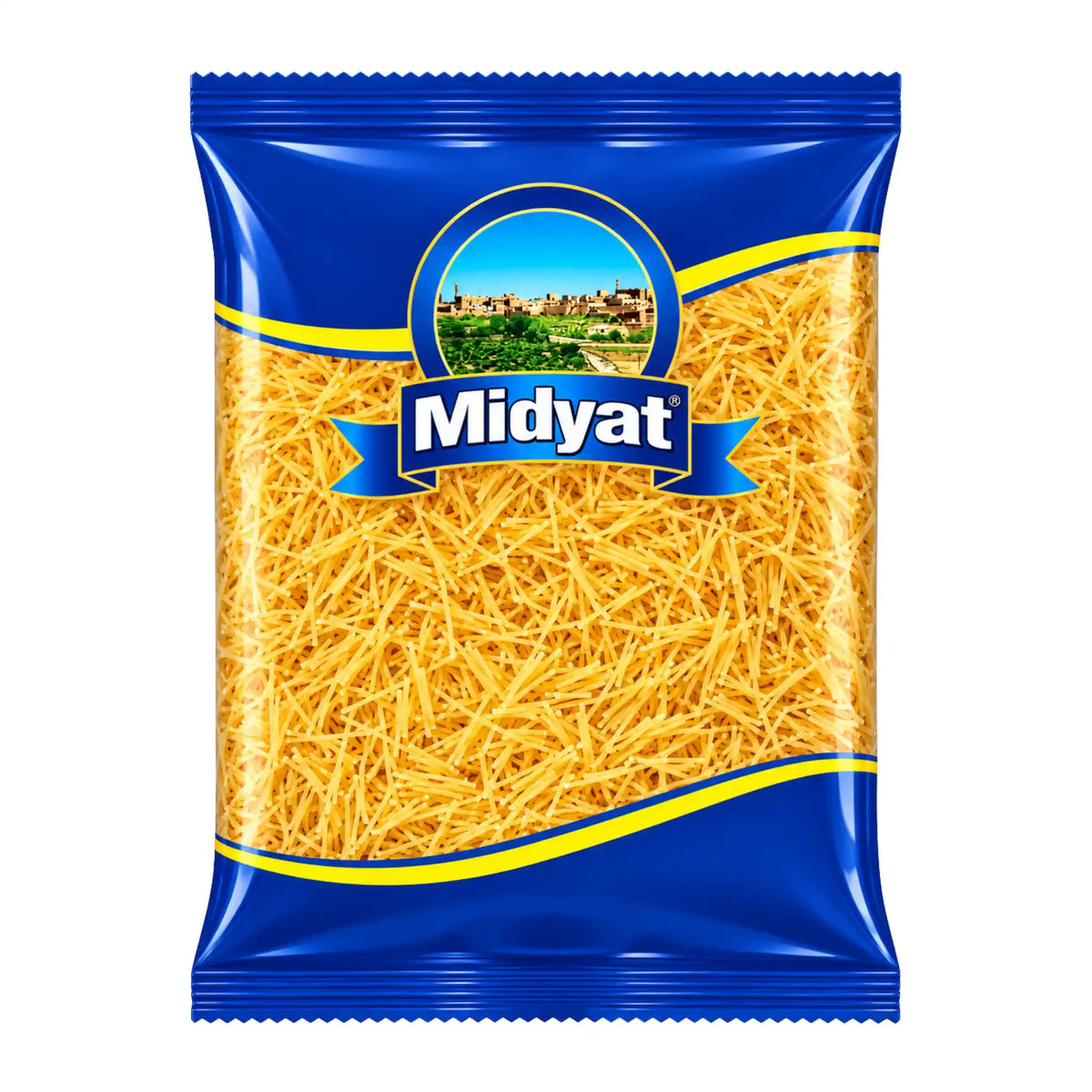 Produktbilde: Midyat Vit Şehriye Orsterte Nudler 400g – Fina Hvetenudler for Ris & Supper | Shirdell.no