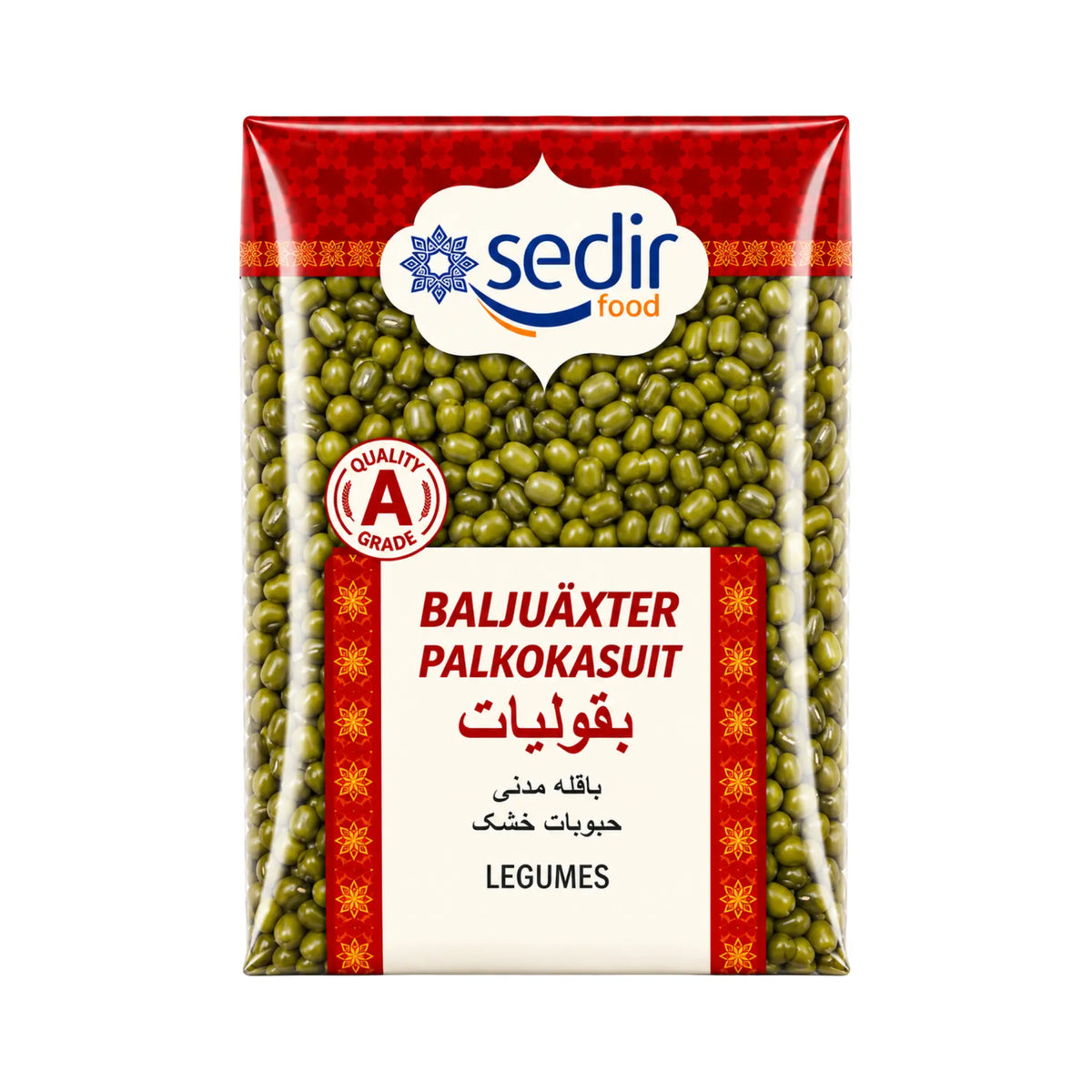 Påse med Hele mungbønner Sedir 800 g