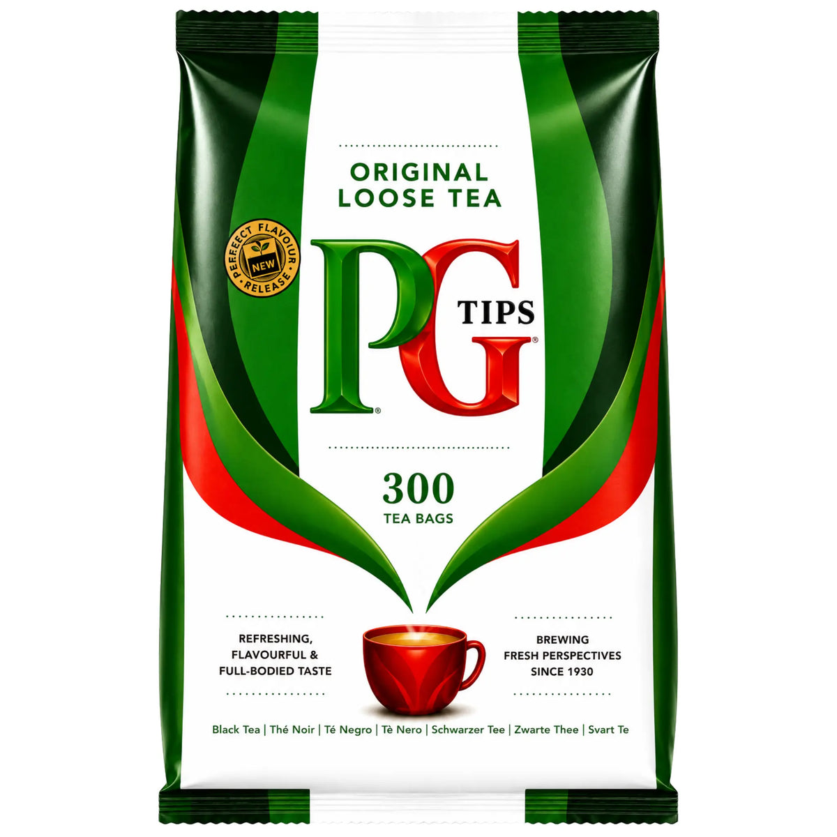 Produktbilde: Original PG Te 300 poser – Frisk og fyldig Smak | Shirdell.no