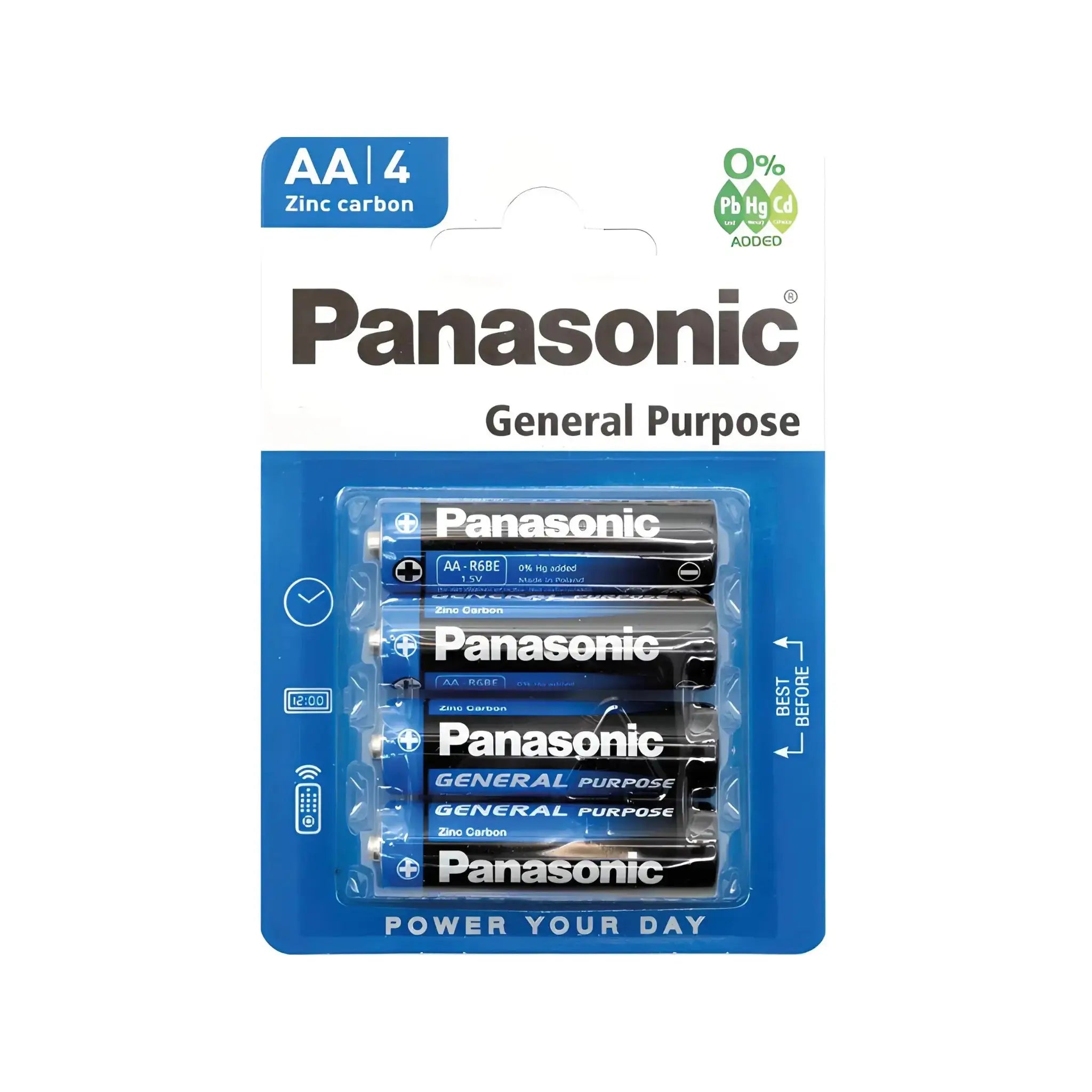 Batteri Panasonic R6 Mignon AA 4stk Pack – Shirdell.no