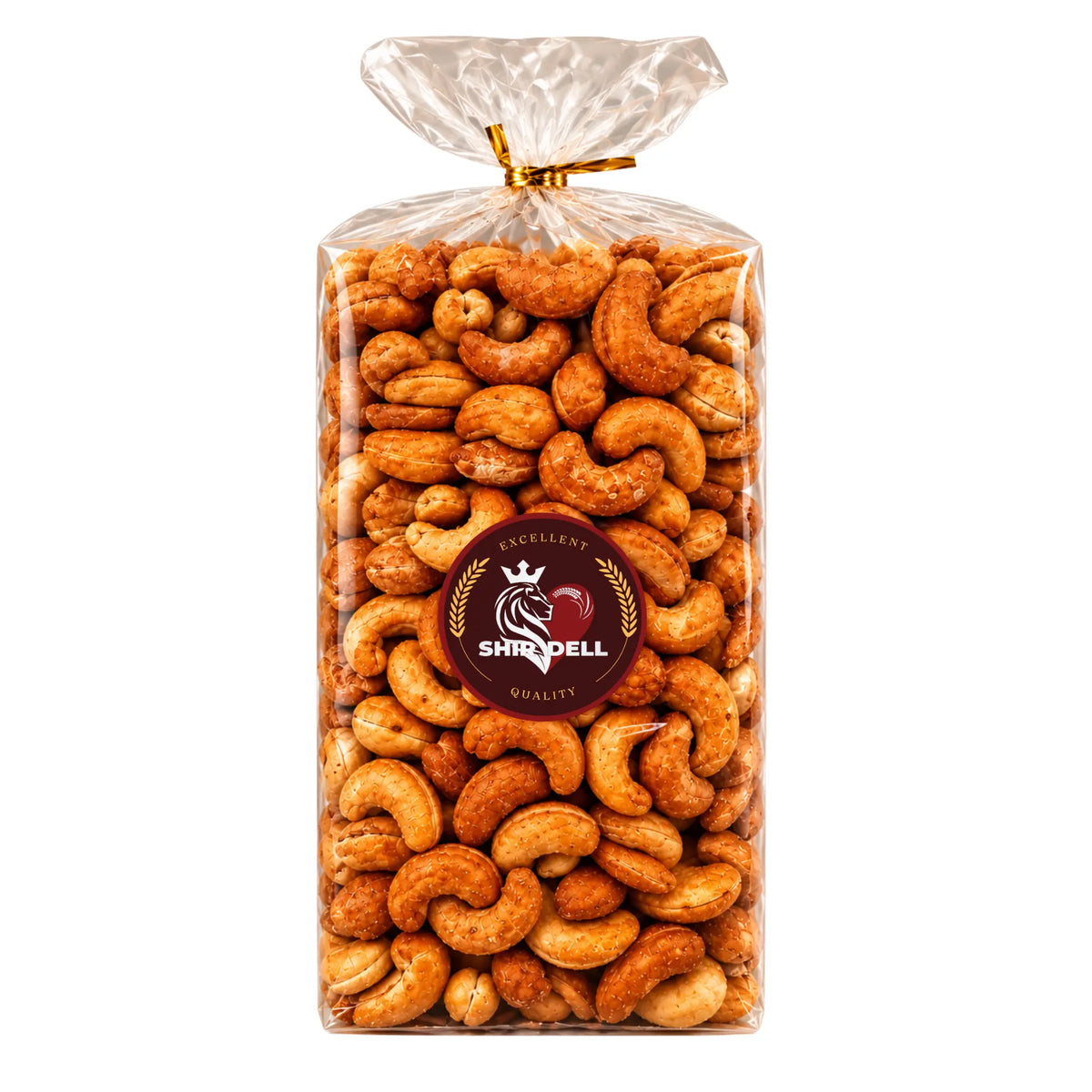Produktbilde: Ristede ekstra store cashewnøtter Shirdell 1 kg – Luksuriøst sprø & smakfulle | Shirdell.no