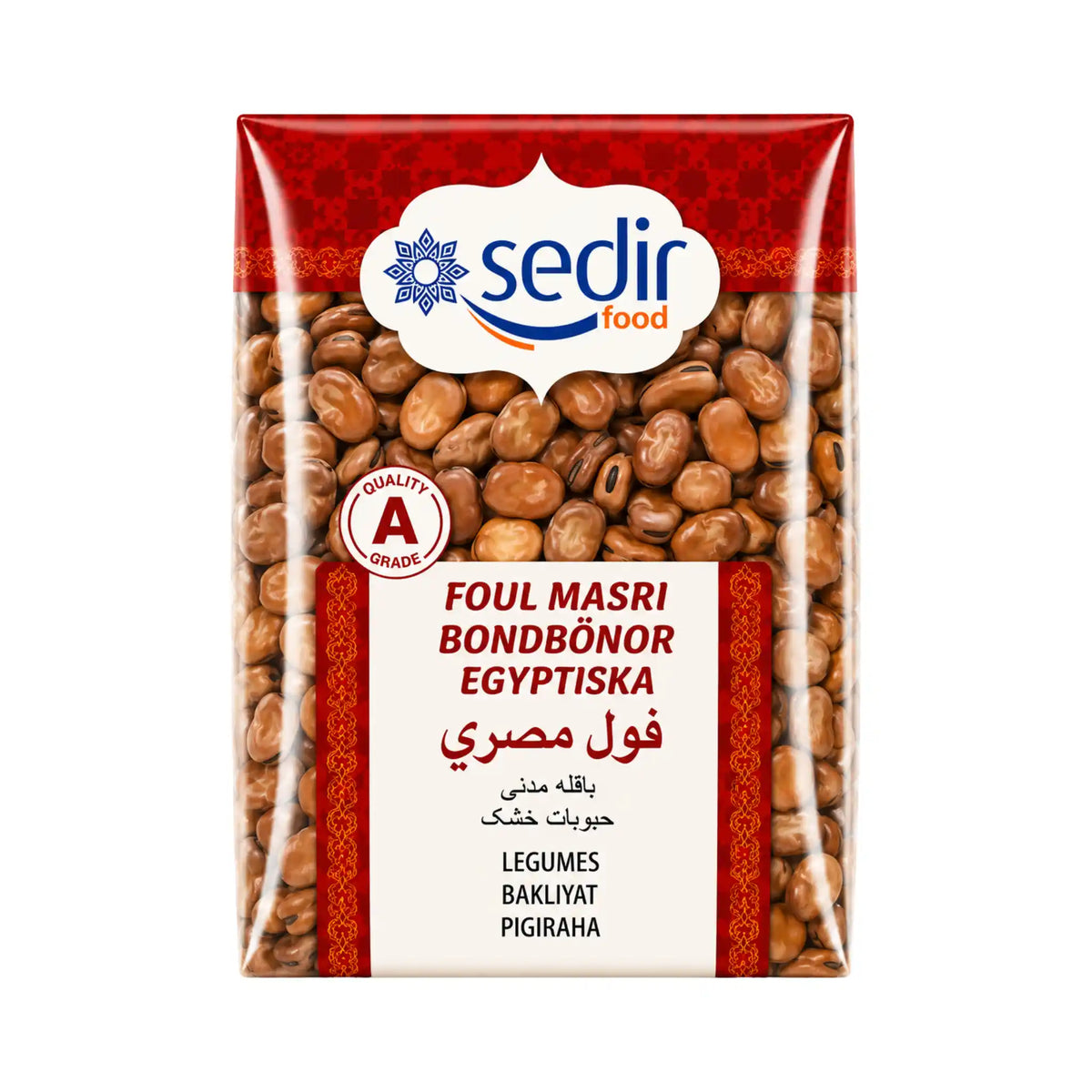 Sedir Foul Masri tørkede favabønner 800 g – produktbilde hos Shirdell.no