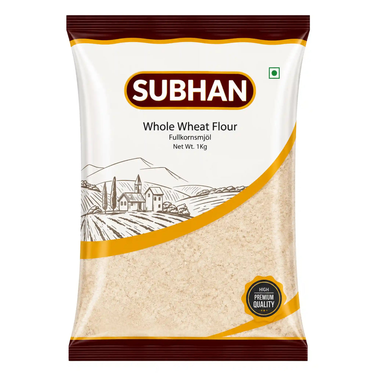 Subhan Chakki Atta fullkornsmel 1 kg – utgått dato – produktbilde hos Shirdell.no