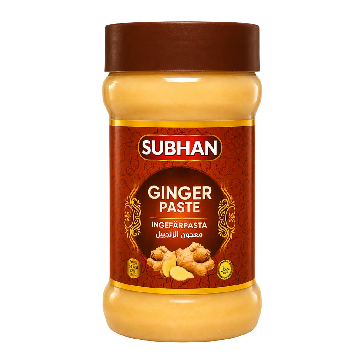 Produktbilde: Subhan Ginger Ingefær Pasta 750 g – Fersk ingefærpasta til matlaging | Shirdell.no