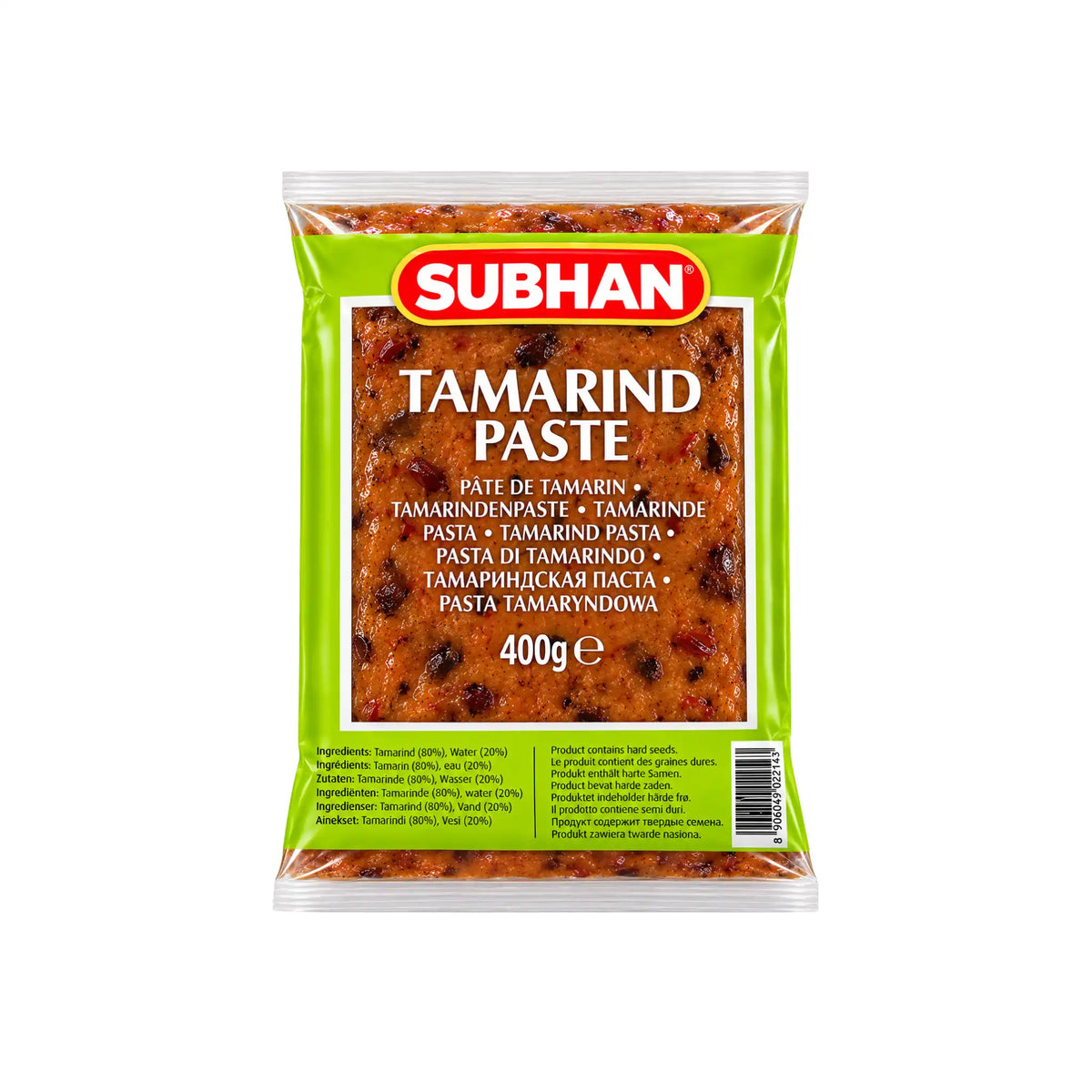 Produktbilde: Subhan Tamarind Thai 500g – Ekte Thailandsk Tamarind på nett | Shirdell.no