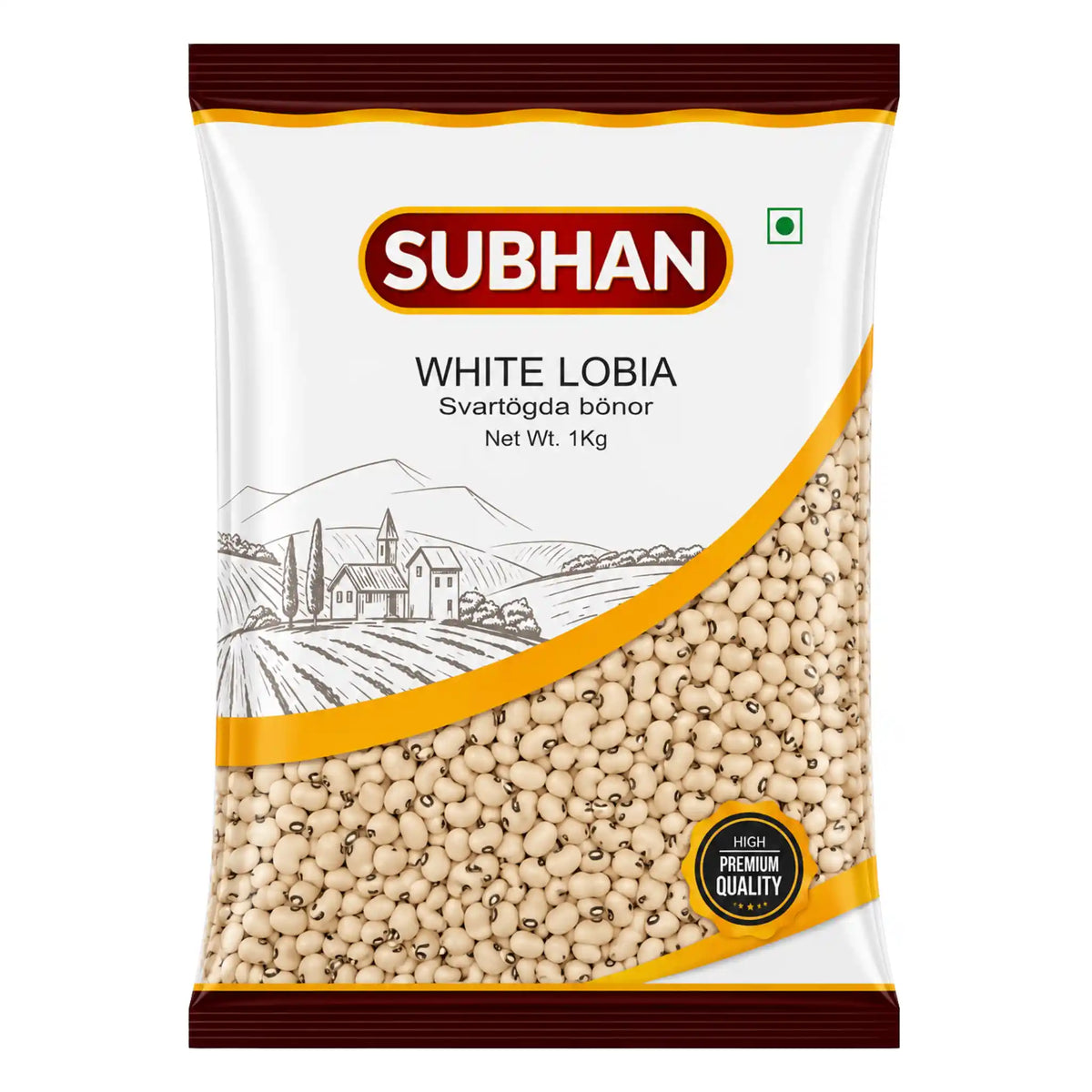 Subhan White Lobia - Hvite bønner 1kg ((Utløpt dato nyligen med garanti) – kjøp hos Shirdell.no