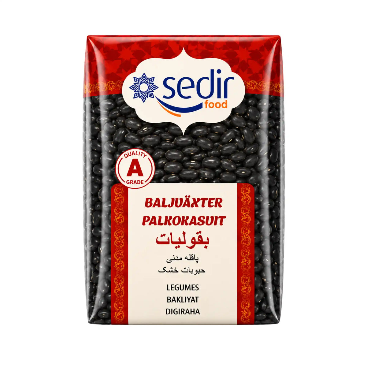 Svarte bønner Sedir 800g – kjøp hos Shirdell.no