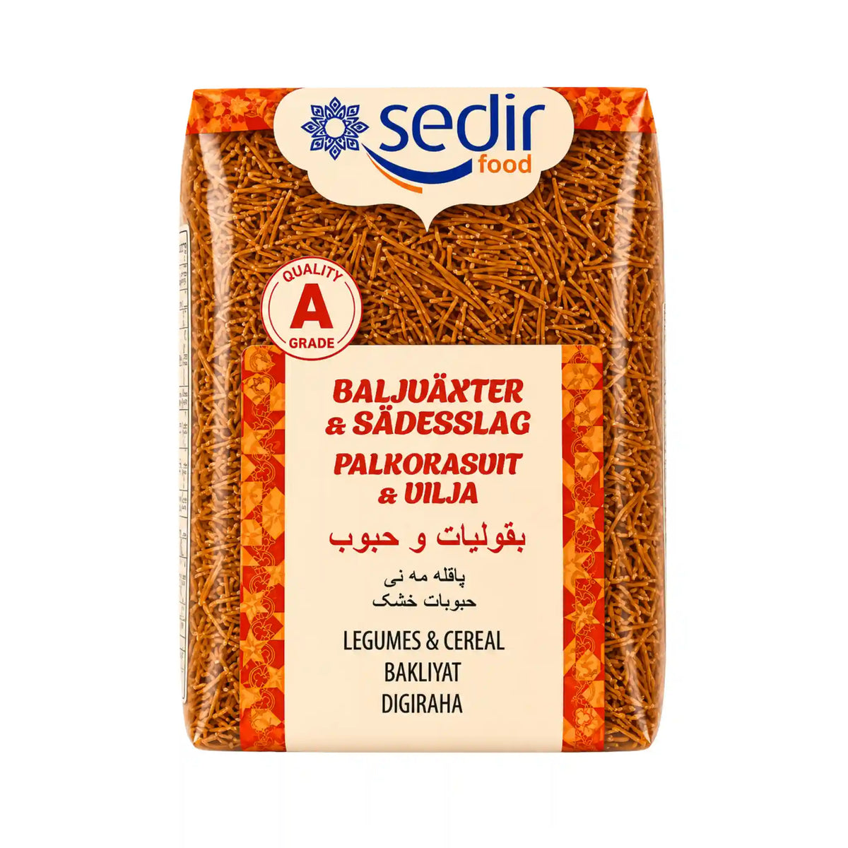 Ristet vermicelli-pasta Sedir 500 g – produktbilde hos Shirdell.no
