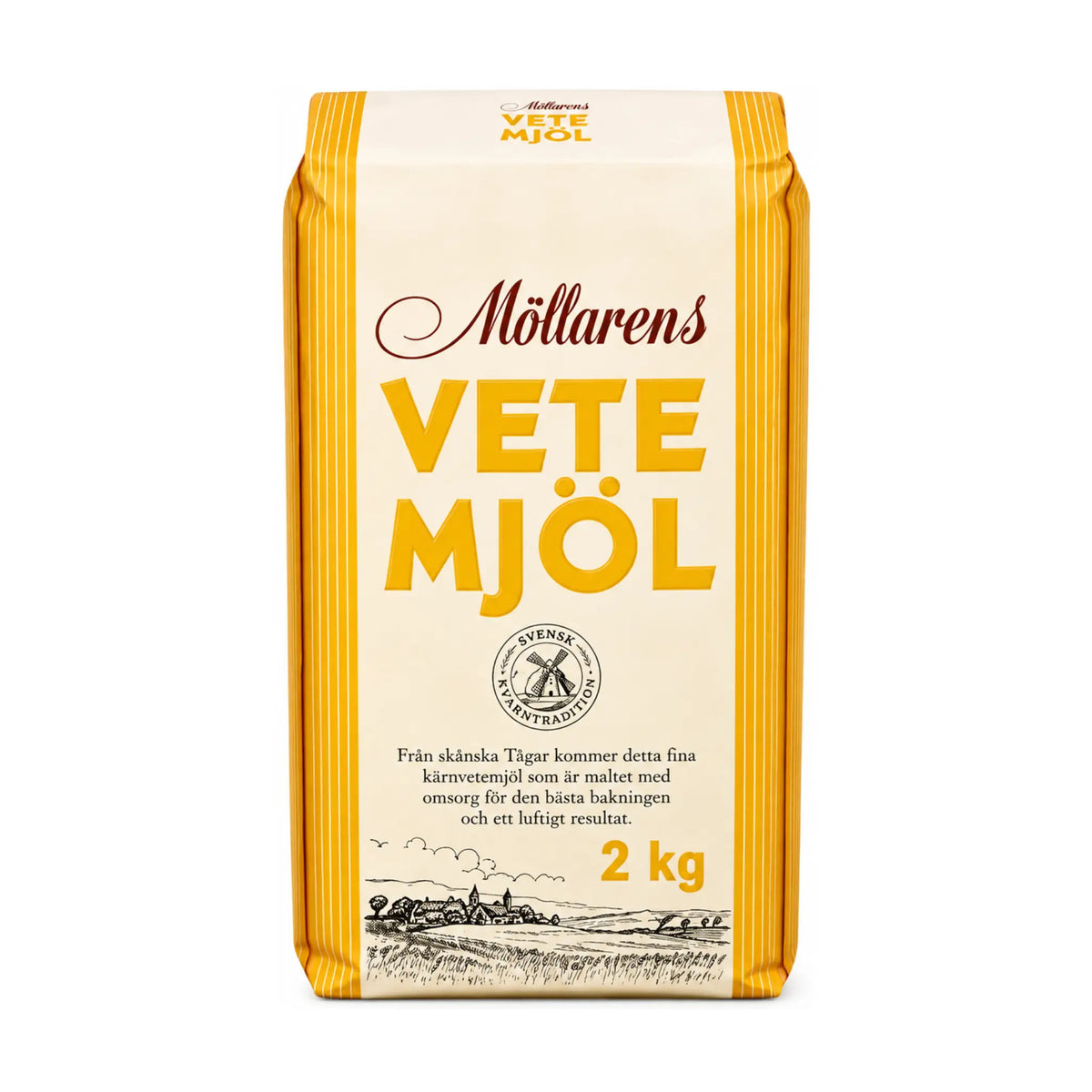 Hvetemjöl Möllarens 2 kg – For perfekt baking og matlaging!